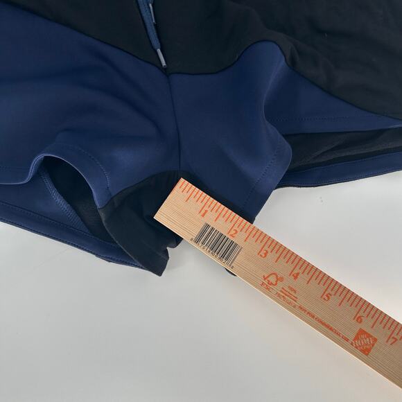 Shades of Grey by Micah Cohen Romper M Navy/Black Colorblock Long Sleeve - Picture 5 of 7